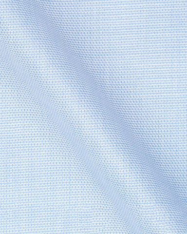 CANCLINI GIRO INGLESE LIGHT SKY BLUE TEXTURED SHIRT