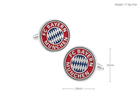 FC Bayern Munchen Metal Cufflinks For Men's