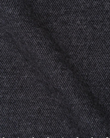 CANCLINI MELTON BLACK HERRINGBONE SHIRT