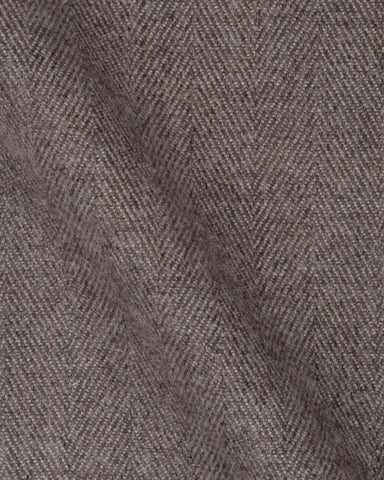 CANCLINI MELTON CHARCOAL GREY HERRINGBONE SHIRT