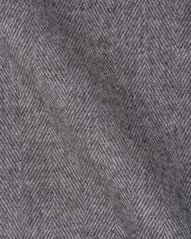 CANCLINI MELTON GREY HERRINGBONE SHIRT