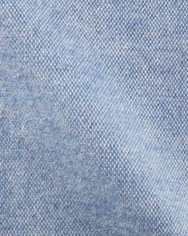 CANCLINI MELTON BLUE TEXTURED SHIRT