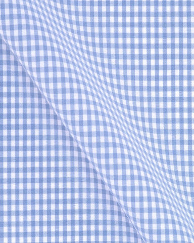 CANCLINI LONDON BLUE CHECK SHIRT