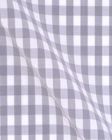 CANCLINI LONDON GREY CHECK SHIRT