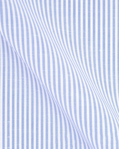 CANCLINI TUDORLINO BLUE STRIPE SHIRT