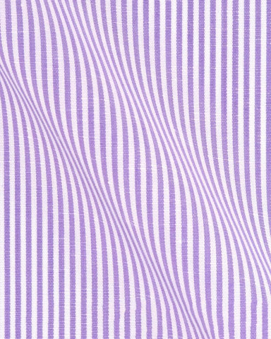 CANCLINI TUDORLINO PURPLE STRIPE SHIRT