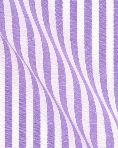 CANCLINI TUDORLINO PURPLE STRIPE SHIRT