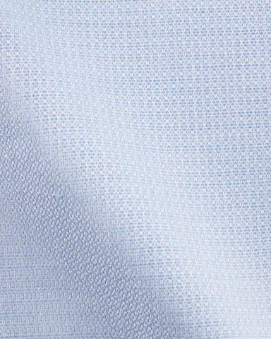 CANCLINI DANDY 80 BLUE TEXTURED SHIRT