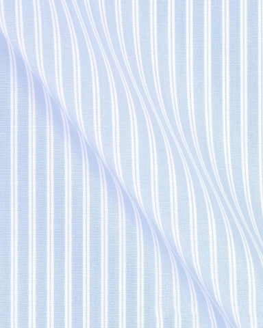 CANCLINI ARGENTO LIGHT BLUE STRIPE SHIRT