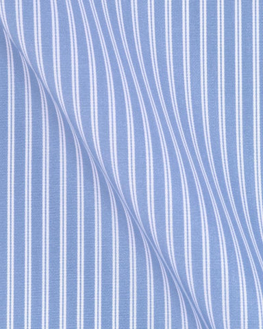 CANCLINI ARGENTO BLUE STRIPE SHIRT