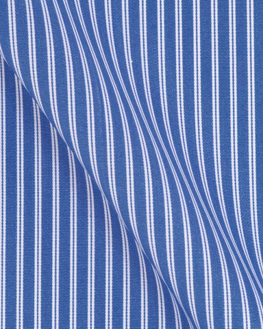 CANCLINI ARGENTO NAVY BLUE STRIPE SHIRT