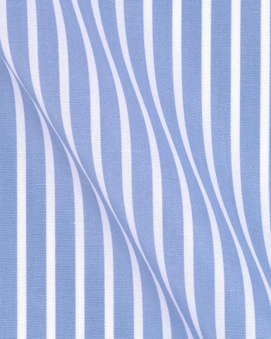 CANCLINI ARGENTO BLUE STRIPE SHIRT