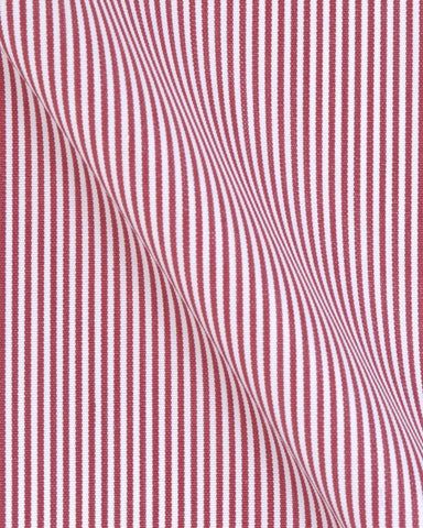 CANCLINI ARGENTO RED STRIPE SHIRT