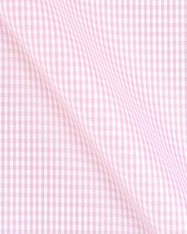 CANCLINI ARGENTO PINK MINI CHECK SHIRT