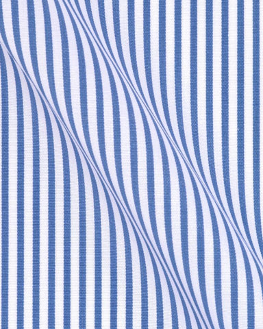 CANCLINI ARGENTO NAVY BLUE STRIPE SHIRT