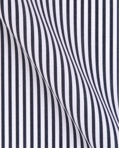 CANCLINI ARGENTO BLACK STRIPE SHIRT