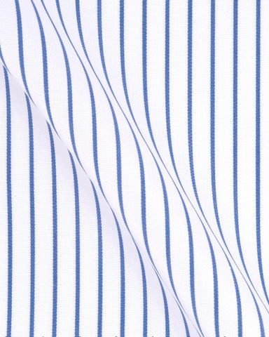 CANCLINI ARGENTO NAVY BLUE STRIPE SHIRT