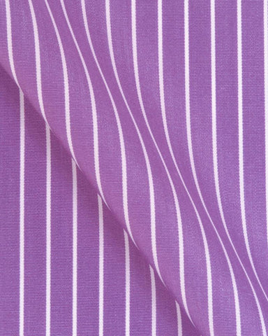 CANCLINI ARGENTO PURPLE STRIPE SHIRT