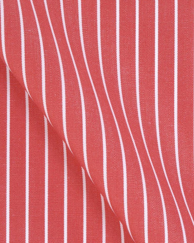 CANCLINI ARGENTO ORANGE STRIPE SHIRT