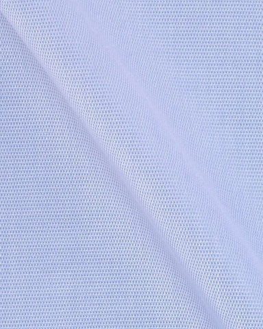 CANCLINI ARGENTO BLUE TEXTURED SHIRT