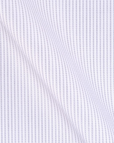 CANCLINI ARGENTO LILAC STRIPE SHIRT