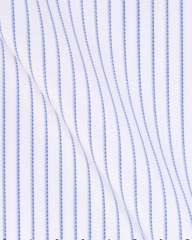 CANCLINI ARGENTO BLUE STRIPE SHIRT