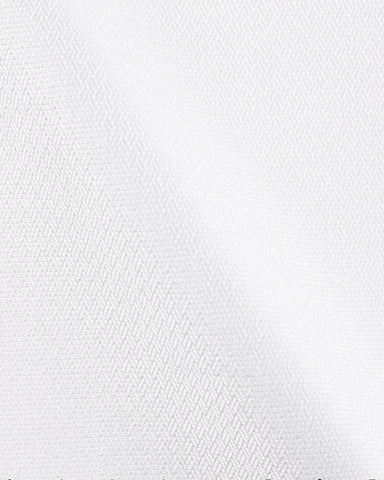 CANCLINI PIAVE WHITE MINI HERRINGBONE SHIRT