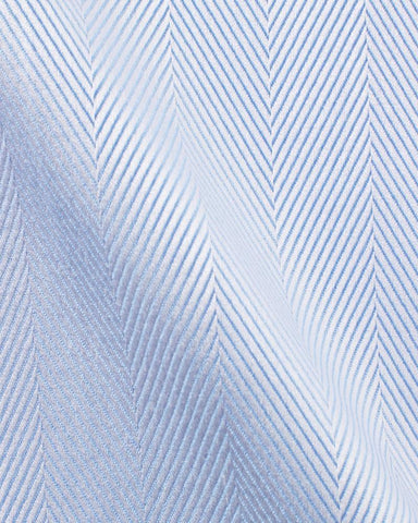 CANCLINI PIAVE BLUE HERRINGBONE SHIRT