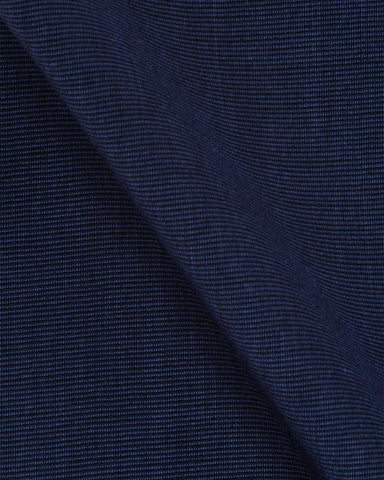 CANCLINI NEVADA NAVY BLUE TEXTURED SHIRT