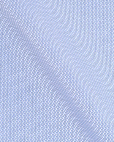 CANCLINI NEVADA BLUE TEXTURED SHIRT