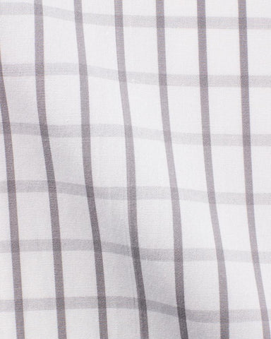 CANCLINI SKIN GREY CHECK SHIRT