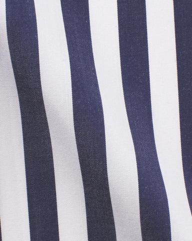 CANCLINI SKIN NAVY BLUE STRIPE SHIRT