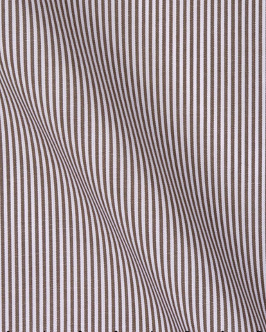 CANCLINI SKIN BROWN STRIPE SHIRT