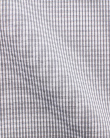 CANCLINI SKIN GREY MINI CHECK SHIRT