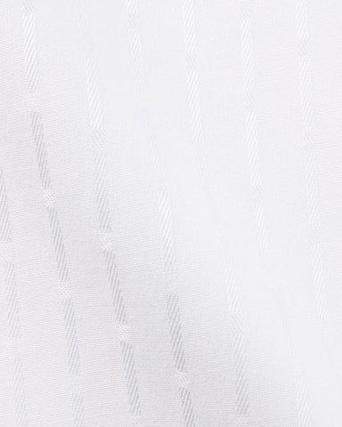 CANCLINI BOH WHITE SELF STRIPE SHIRT