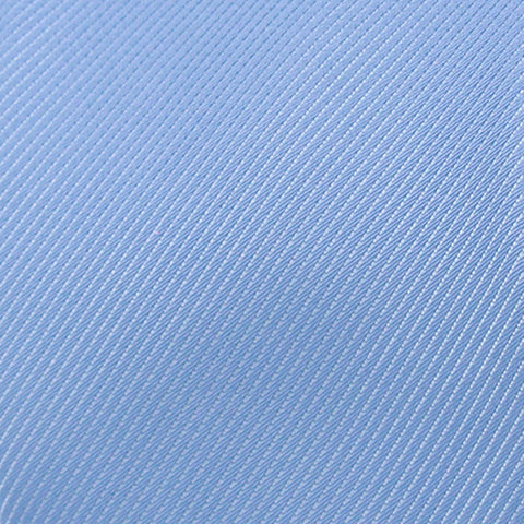 Solid Sky Blue Twill Woven Silk Tie - justwhiteshirts