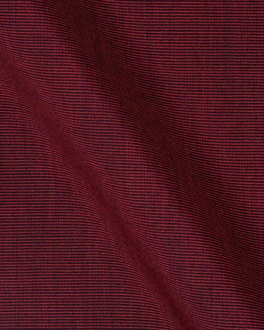 CANCLINI MILANO MAROON TEXTURED SHIRT