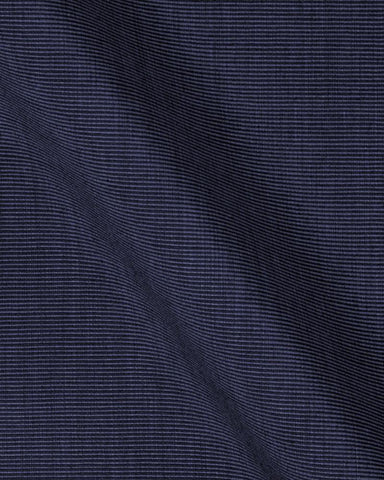 CANCLINI MILANO NAVY BLUE TEXTURED SHIRT