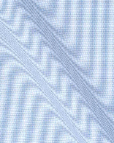 CANCLINI MILANO BLUE TEXTURED SHIRT