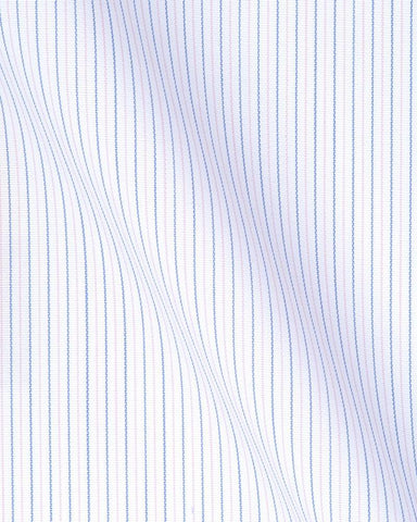 CANCLINI MILANO BLUE & PINK STRIPE SHIRT