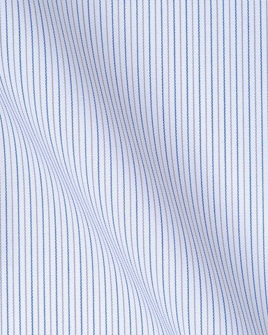 CANCLINI MILANO NAVY BLUE STRIPE SHIRT