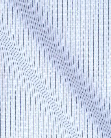 CANCLINI MILANO NAVY BLUE STRIPE SHIRT