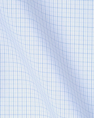 CANCLINI MILANO BLUE CHECK SHIRT