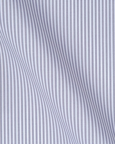 CANCLINI MILANO GREY STRIPE SHIRT