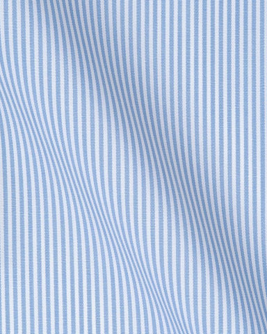 CANCLINI MILANO BLUE STRIPE SHIRT