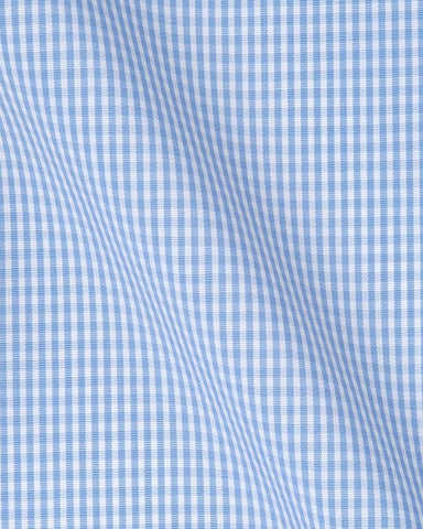 CANCLINI MILANO BLUE CHECK SHIRT