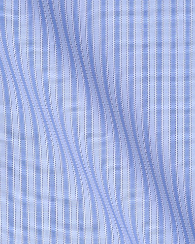 CANCLINI MILANO STRIPE BLUE SHIRT