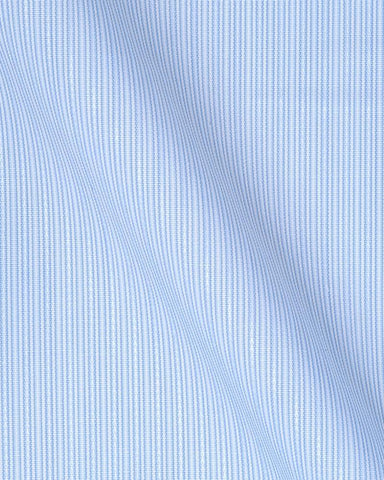 CANCLINI MILANO STRIPE SKY BLUE SHIRT