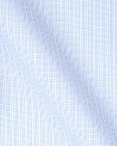 CANCLINI LONDON SKY BLUE STRIPE SHIRT