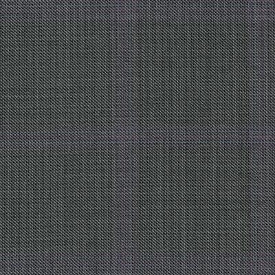 Classic Custom VEST 5 288 DBL618A 100%Wool SUPER130S Check Grey